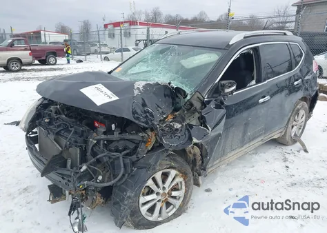 2015 Nissan Rogue Sv z USA, uszkodzony, nr VIN 5N1AT2MV4FC820811